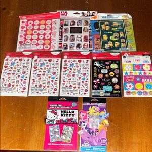 Colorful Sticker Collection Lot NEW